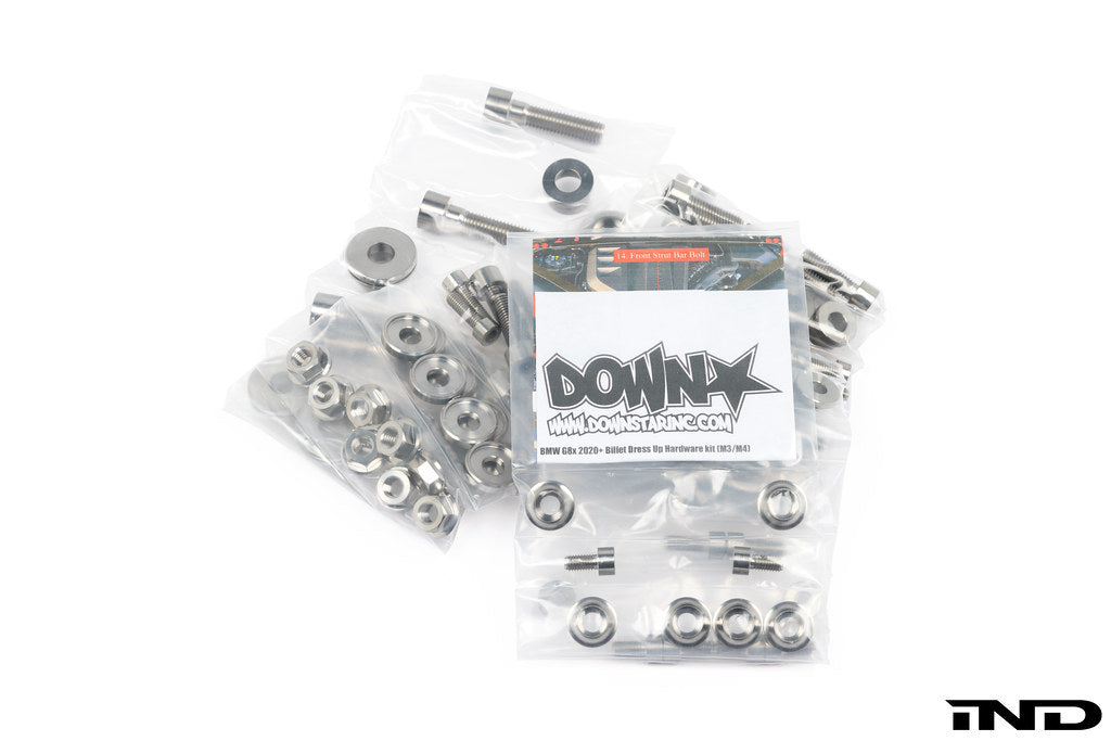 Downstar G8X M2 / M3 / M4 Titanium Deluxe Billet Dress Up Hardware Kit