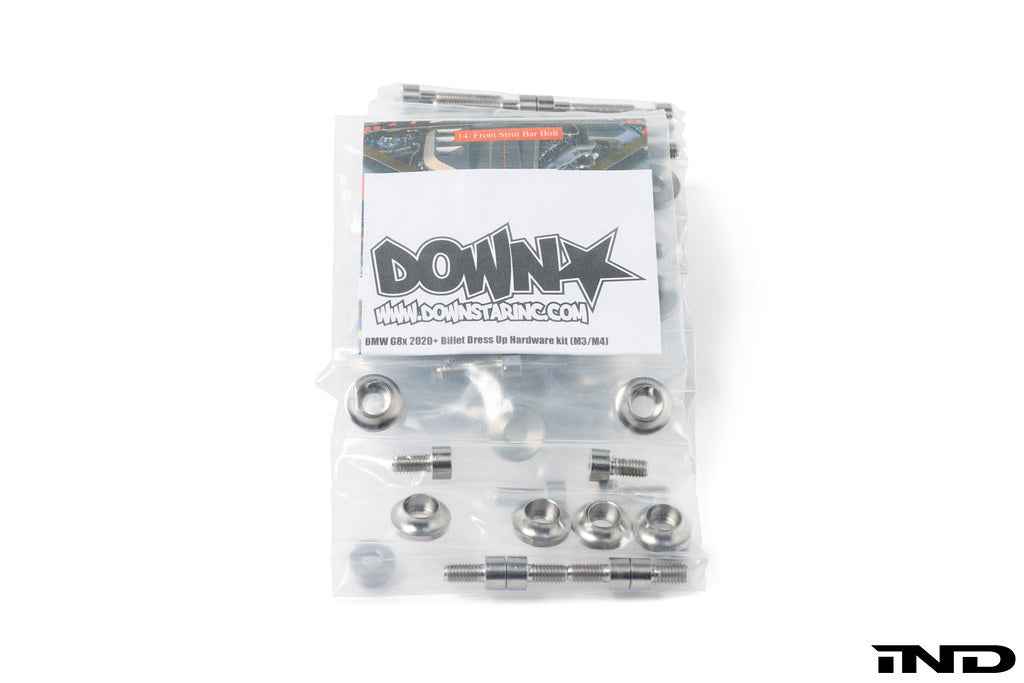 Downstar G8X M2 / M3 / M4 Titanium Deluxe Billet Dress Up Hardware Kit