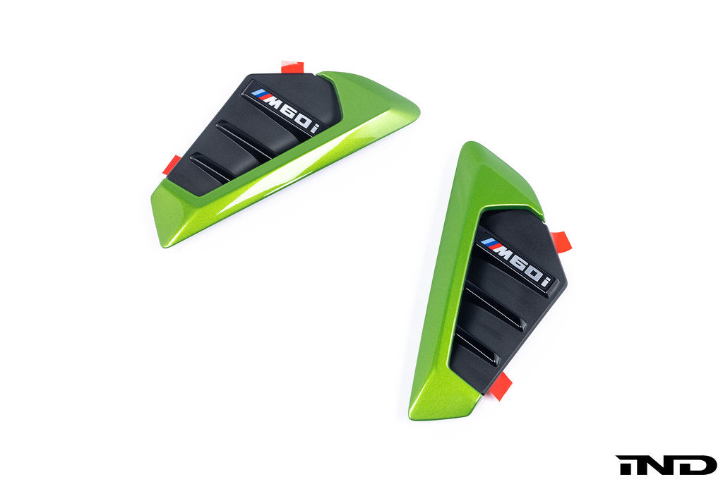 BMW G05 X5 M60i Shadowline Side Air Vent Trim Set