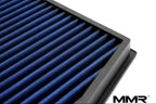 MMX Performance BMW F4X and MINI F5X JCW GP3 panel air filter for enhanced engine airflow and performance.