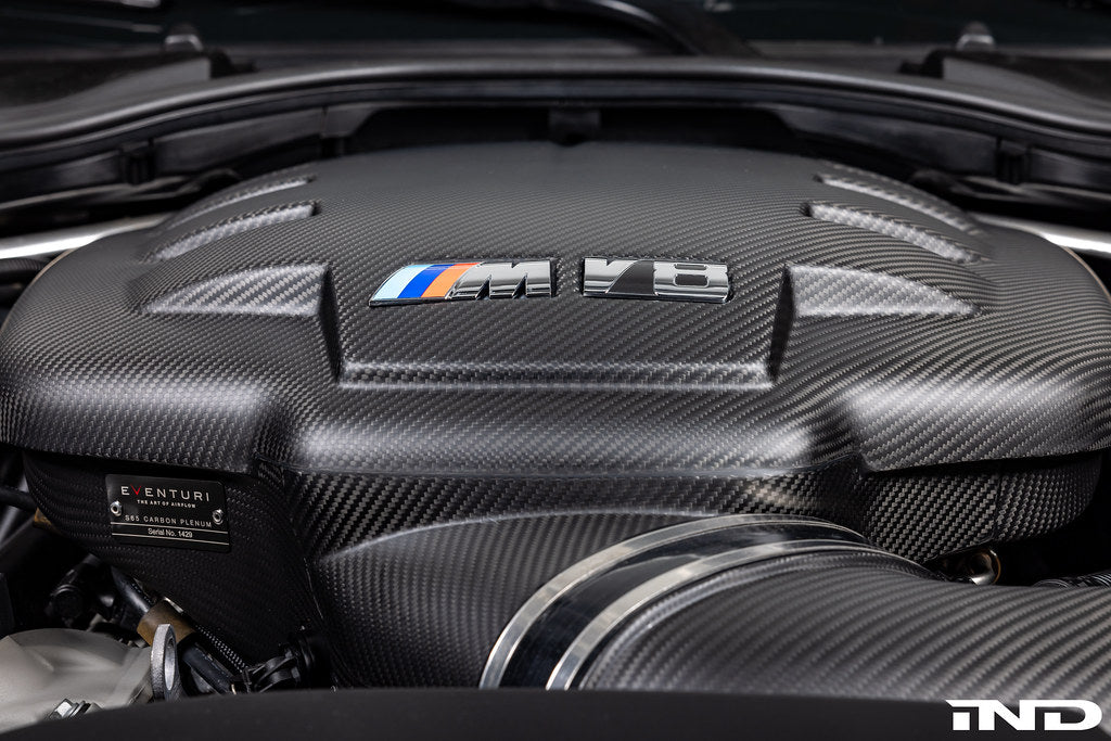 Eventuri BMW E9X M3 Black Carbon Inlet Plenum - Matte