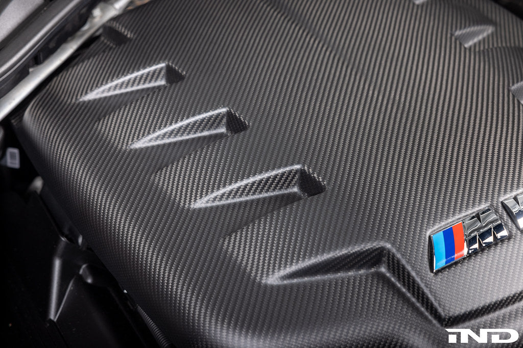 Eventuri BMW E9X M3 (S65) Black Carbon Inlet Plenum - Matte