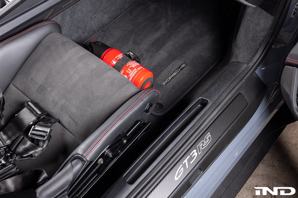 OEMExtinguishers Porsche 991 / 992 / 918 OEM Fire Extinguisher Kit - Lightweight Bucket Seats
