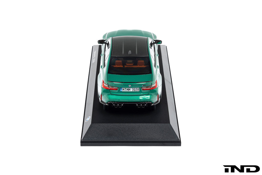 BMW G80 M3 Isle of Man Green Die-cast Car - 1:18