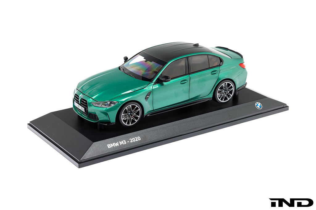 BMW G80 M3 Isle of Man Green Die cast Car 1 18