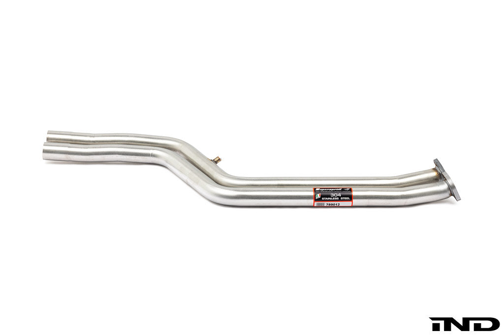 Supersprint E82 E9X N52 Front Pipe Set Stainless 2x54mm