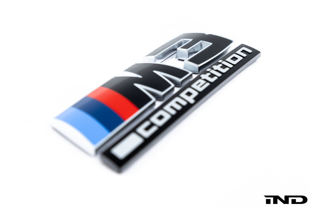 BMW G80 M3 LCI Competition Black Trunk Emblem