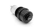 MMX Performance BMW S58 billet oil filter housing cap, a precision-engineered performance engine component in metallic finish.