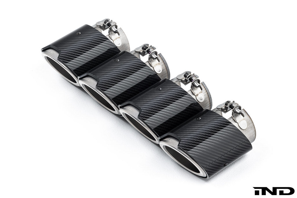BMW M Performance G90 / G99 M5 Carbon Titanium Tip Set