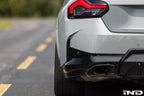 Acexxon G42 2-Series M-Sport rear reflector insert set with honeycomb design for exterior car styling