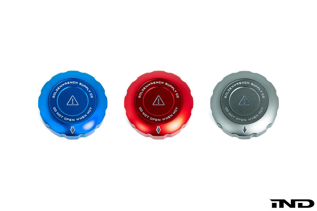 Goldenwrench Blackline Performance BMW M Car Series Coolant Expansion Tank Cap Cover