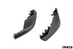 Alpha-N G90 / G99 M5 Carbon Front Corner Splitter Set - 2-Piece