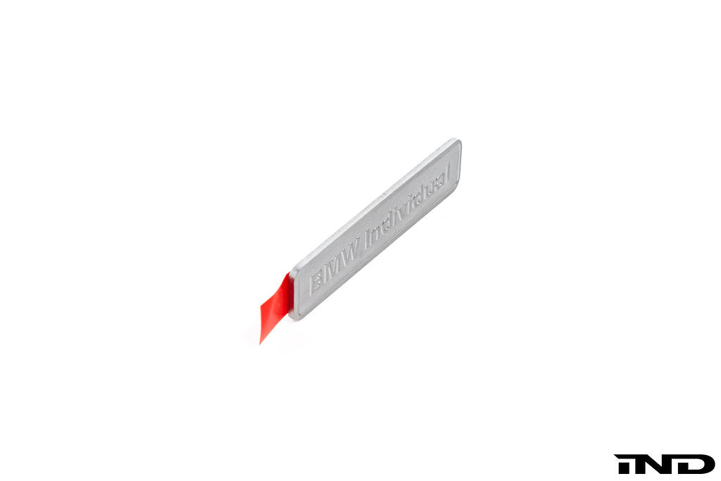 BMW Individual Metallic Adhesive Emblem
