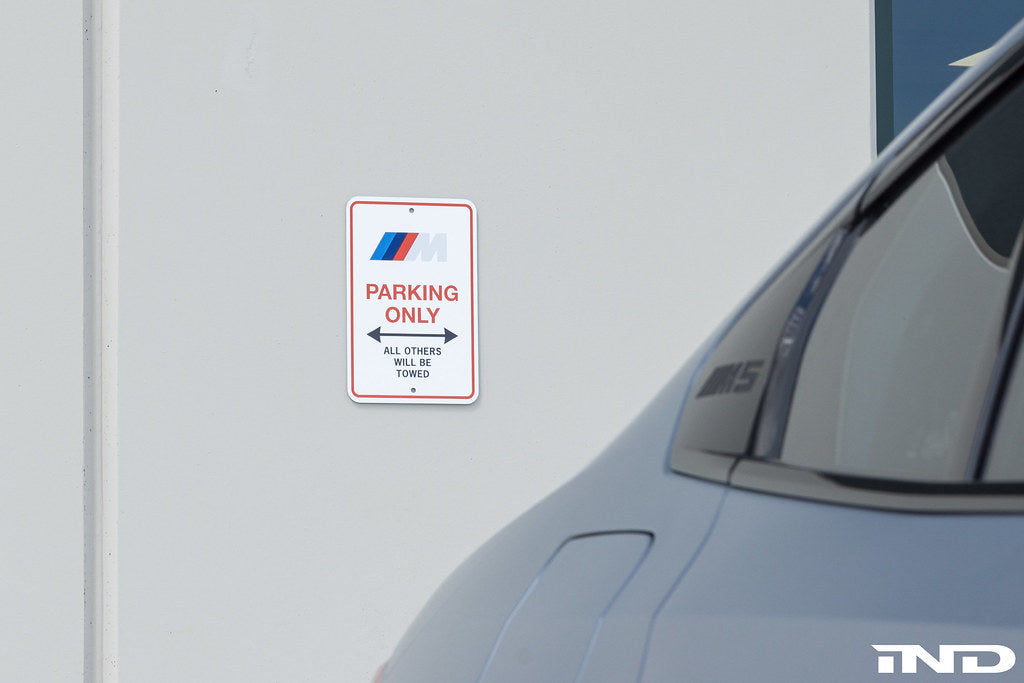 BMW M Parking Only Sign