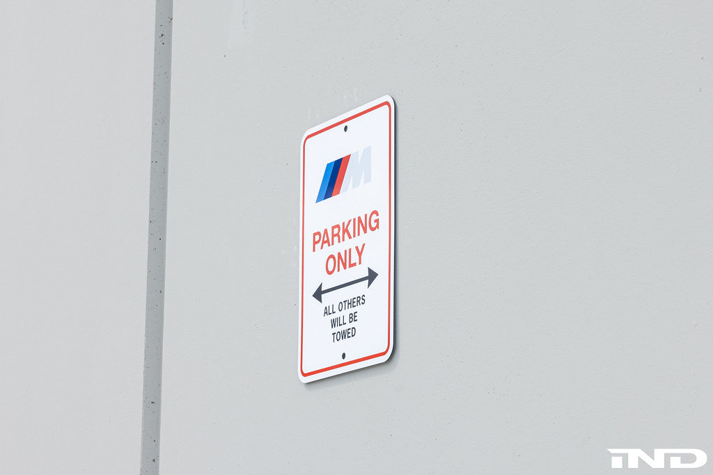 BMW M Parking Only Sign