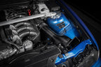 Eventuri black carbon intake system for BMW E36 M3 Euro Spec, performance engine upgrade, detailed view of the carbon components