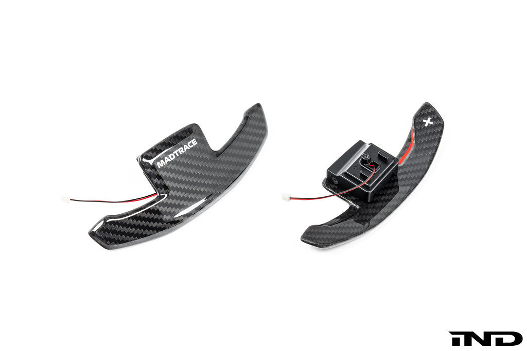 MadTrace BMW G9X M5 / G60 5-Series Magnetic Shift Paddle Set - Carbon