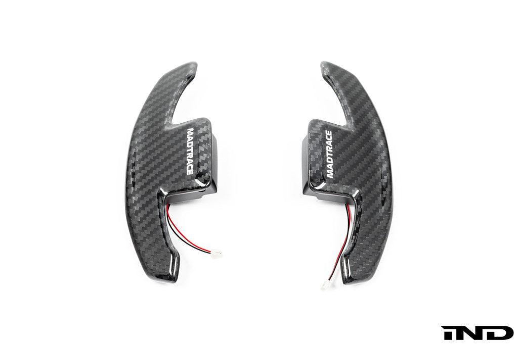 MadTrace BMW G9X M5 / G60 5-Series Magnetic Shift Paddle Set - Carbon