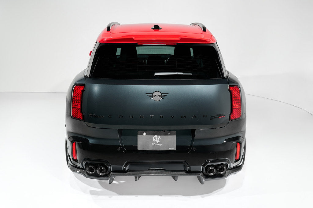 3D Design MINI U25 Countryman JCW Carbon Rear Diffuser