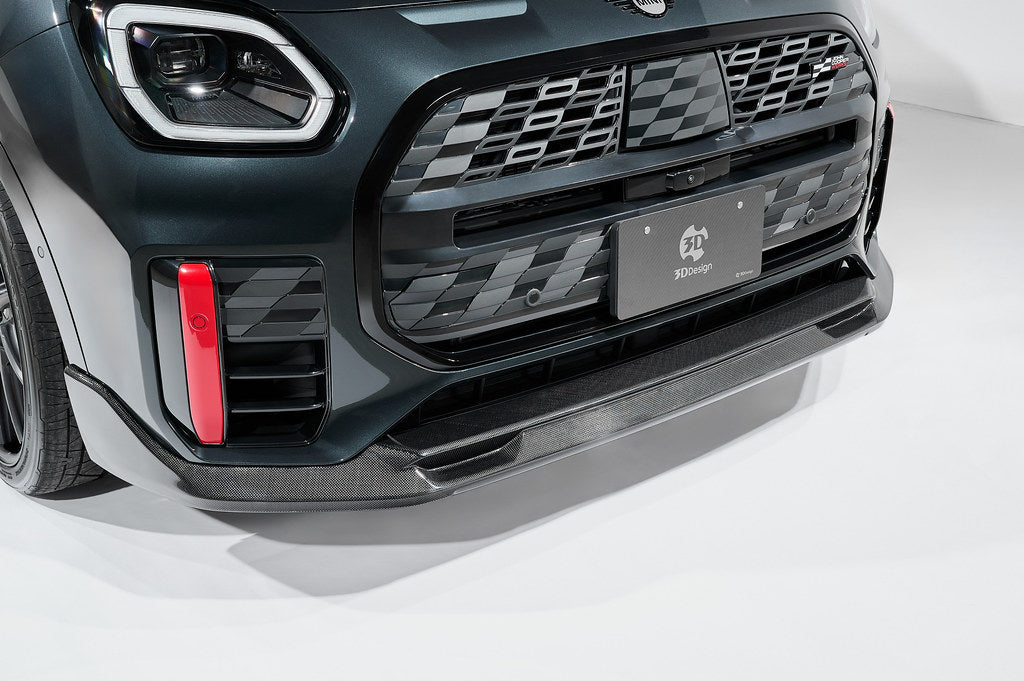 3D Design MINI U25 Countryman JCW Carbon Front Lip