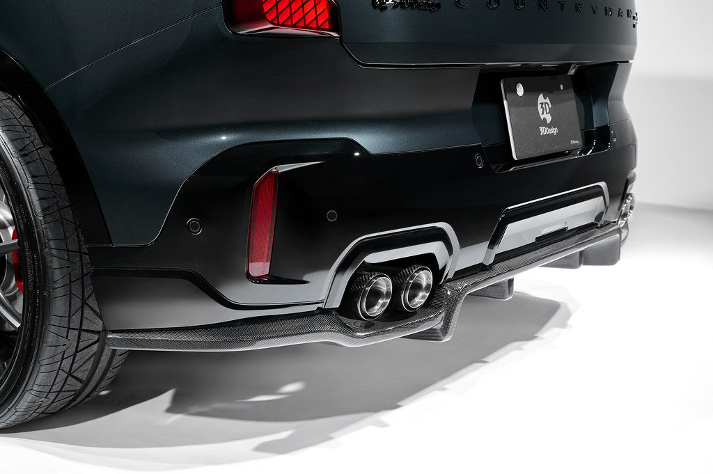 3D Design MINI U25 Countryman JCW Carbon Rear Diffuser