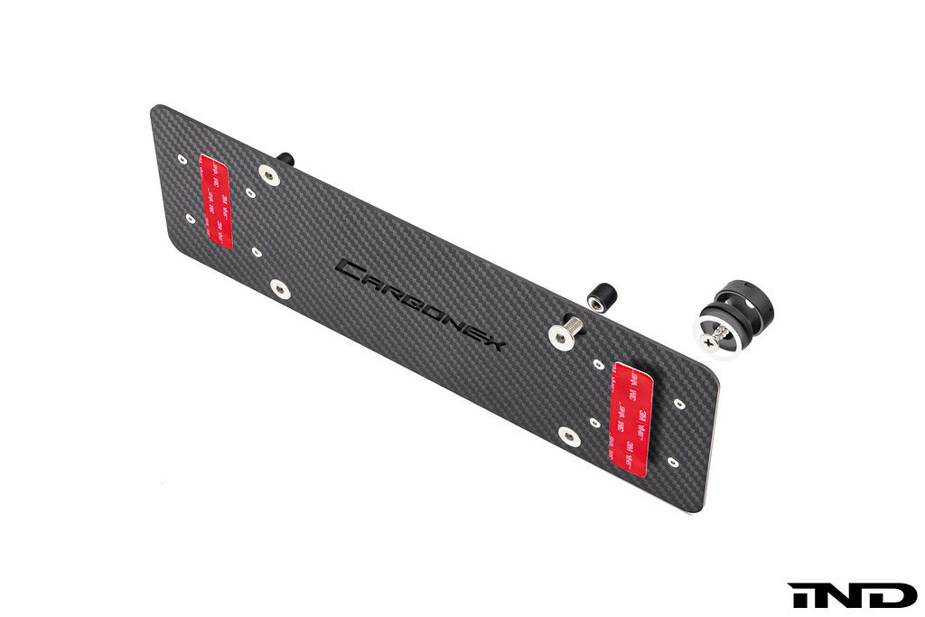 Carbonex BMW Magnetic Rear License Plate Mount - Euro Plate
