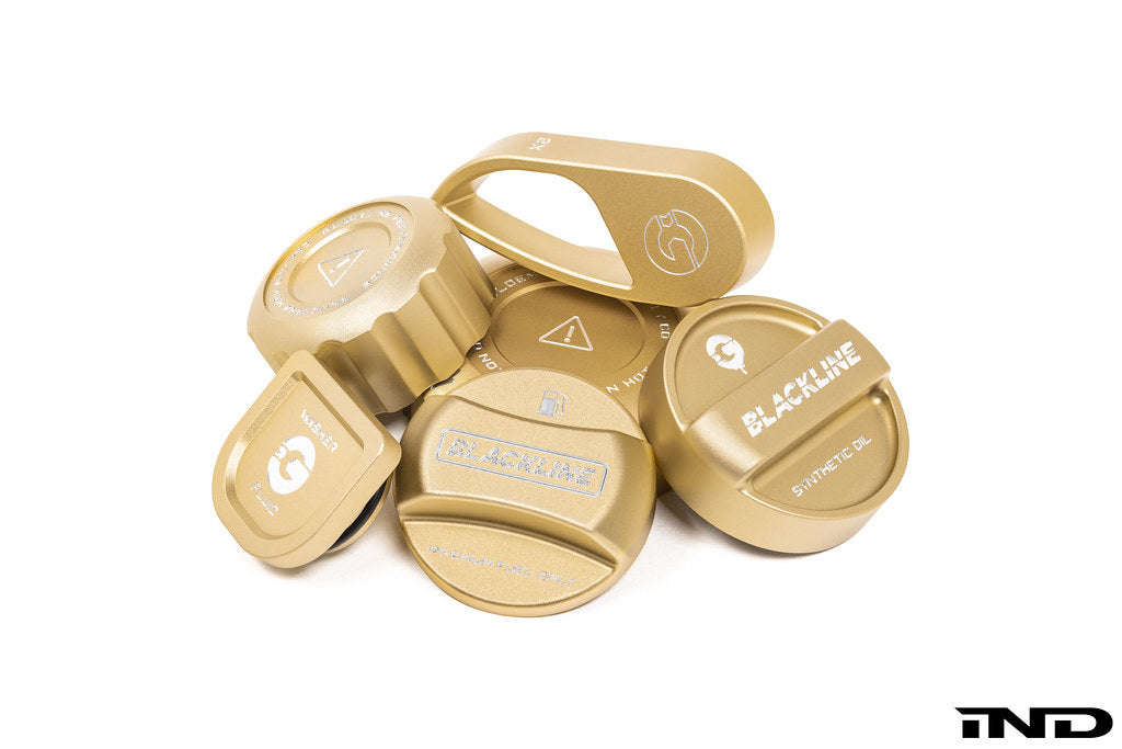 Goldenwrench Blackline Performance BMW M Car (S58) CCB Gold Cap Complete Set