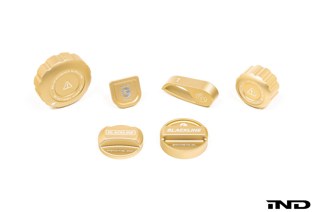 Goldenwrench Blackline Performance BMW M Car (S58) CCB Gold Cap Complete Set