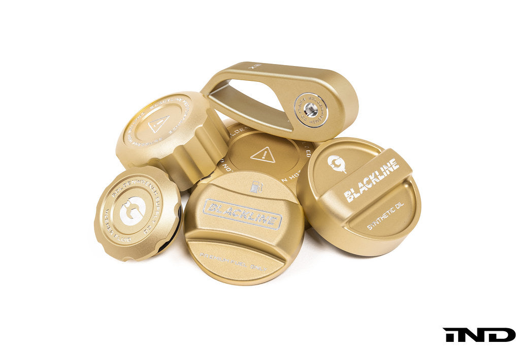 Goldenwrench Blackline Performance BMW M Car (S55) CCB Gold Cap Complete Set