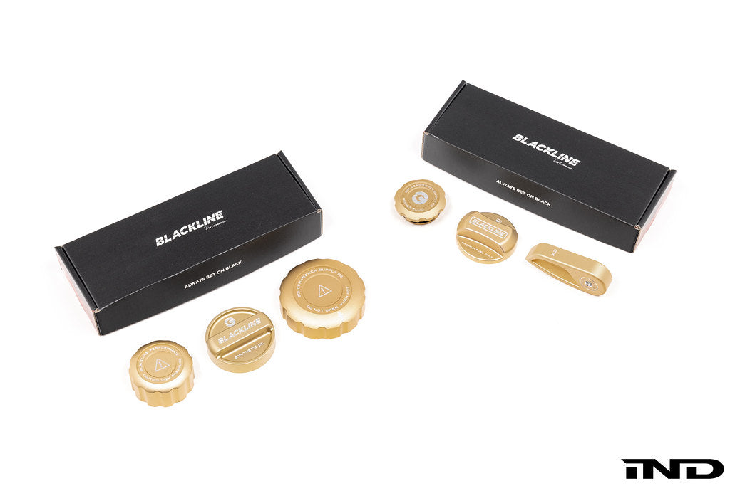 Goldenwrench Blackline Performance BMW M Car (S55) CCB Gold Cap Complete Set