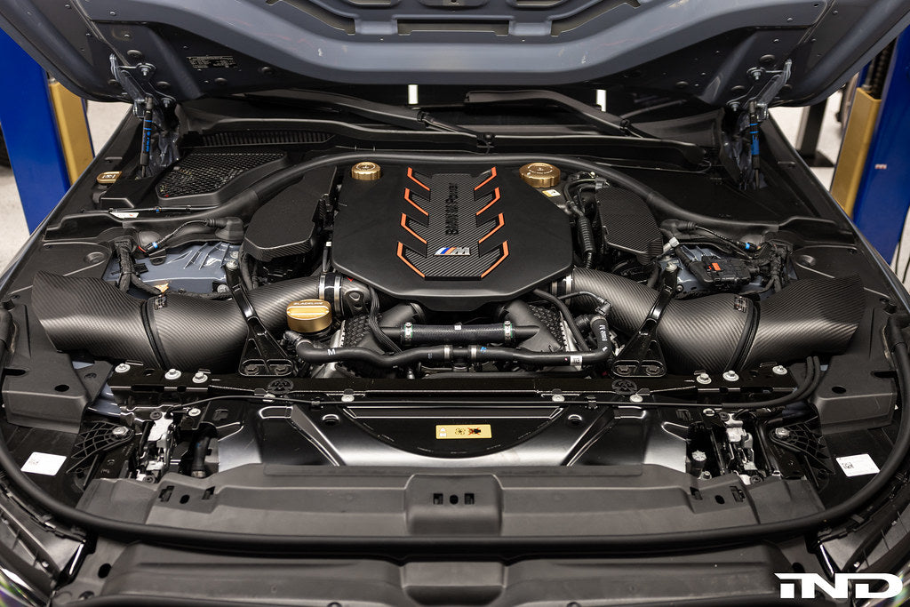 Goldenwrench Blackline Performance BMW M Car (S63 / S68) Engine Cap Cover Set - CCB Gold Cap Complete Set