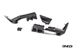 TREVORA G90 G99 M5 carbon fiber rear diffuser for exterior car modification, showcasing sleek design and aerodynamic features.