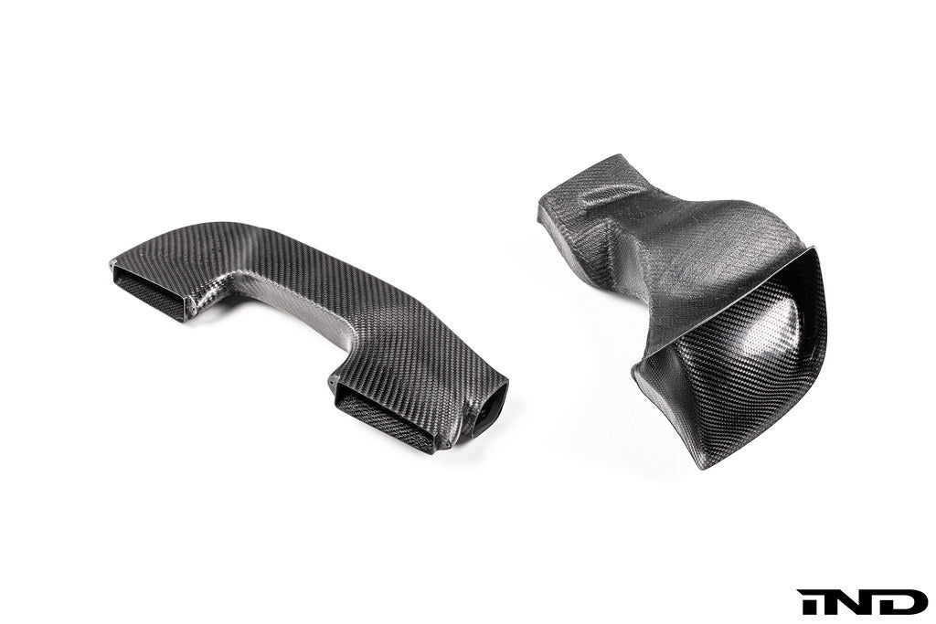 Slon Workshop E82 1-Series Carbon Intake Inlets for S65 V8 Swap
