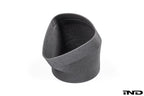 Burkhart Engineering E46 M3 CSL Airbox Snorkel Round Hose Adapter - Angled