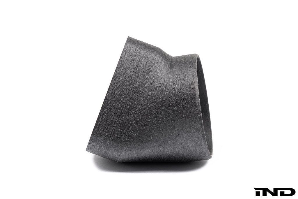 Burkhart Engineering E46 M3 CSL Airbox Snorkel Round Hose Adapter - Angled