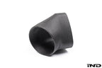 Burkhart Engineering E46 M3 CSL Airbox Snorkel Round Hose Adapter - Angled