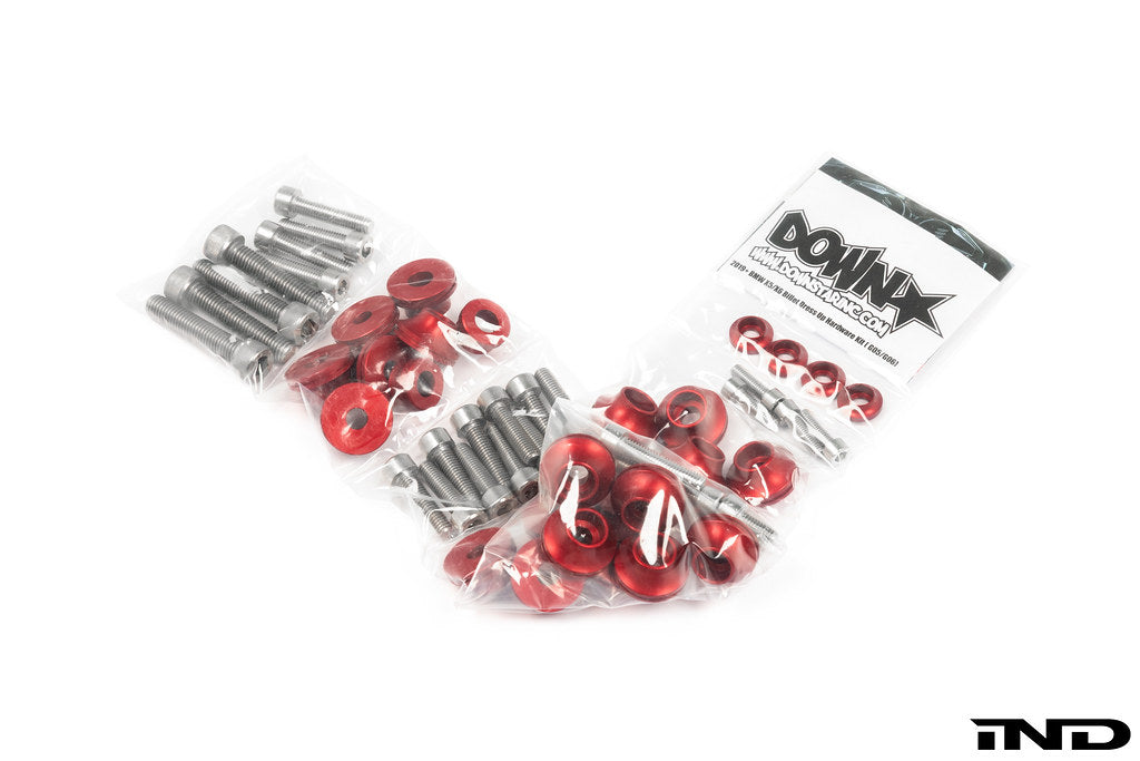Downstar G0X X5 / X6 / X7 / XM Stainless Steel Deluxe Billet Dress Up Hardware Kit