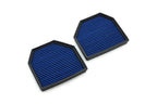 MMX Performance cotton panel air filter for F8X S55 and F1X S63 models, showcasing the durable performance filter material.
