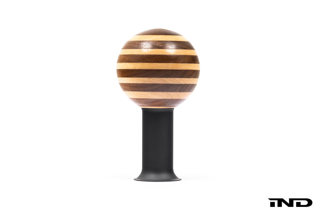 IND G8X M2 / M3 / M4 Porsche 917 Style Wood Classic Shift Knob – Custom Threaded Conversion