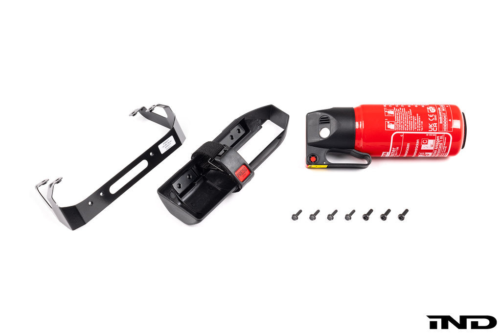 OEMExtinguishers Porsche 992.2 OEM Fire Extinguisher Kit - LW Folding Bucket Seat