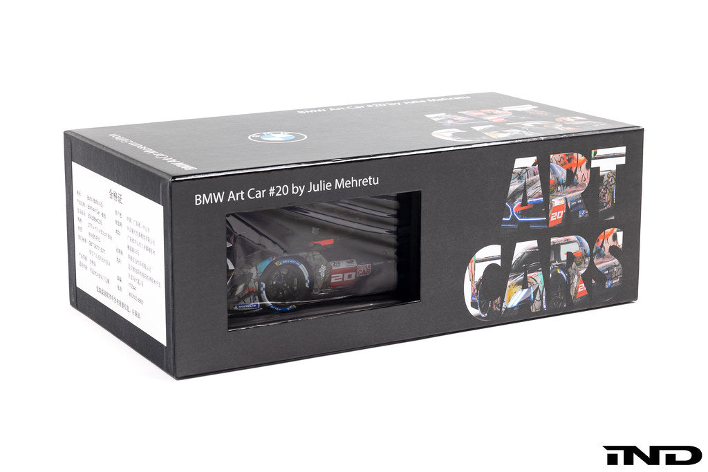 BMW M Hybrid V8 Art Car #20 Miniature | Julie Mehretu - 1:18