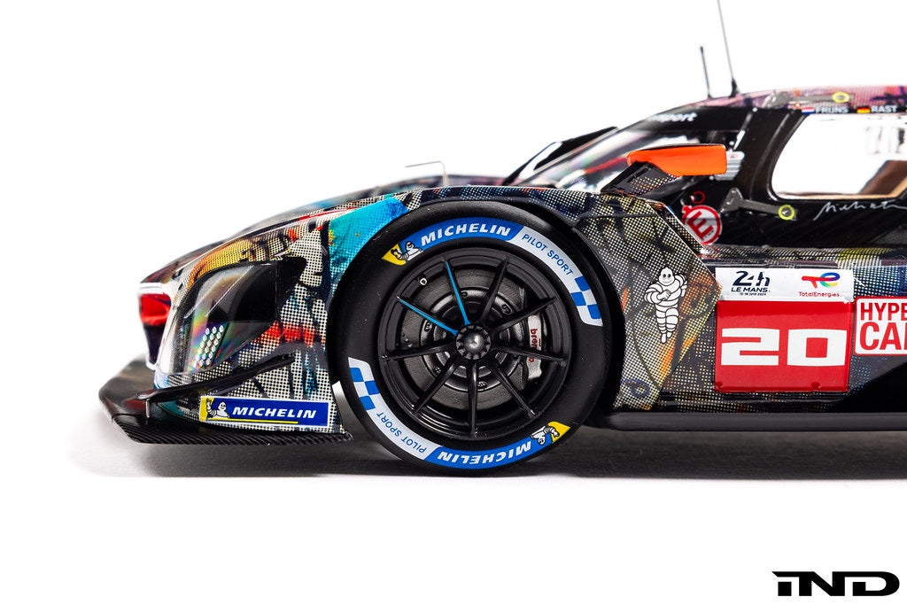 BMW M Hybrid V8 Art Car #20 Miniature | Julie Mehretu - 1:18