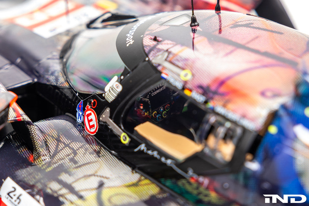 BMW M Hybrid V8 Art Car #20 Miniature | Julie Mehretu - 1:18