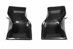 Eventuri BMW F06/F12/F13 M6 black carbon intake system showcasing sleek design and high-performance components.