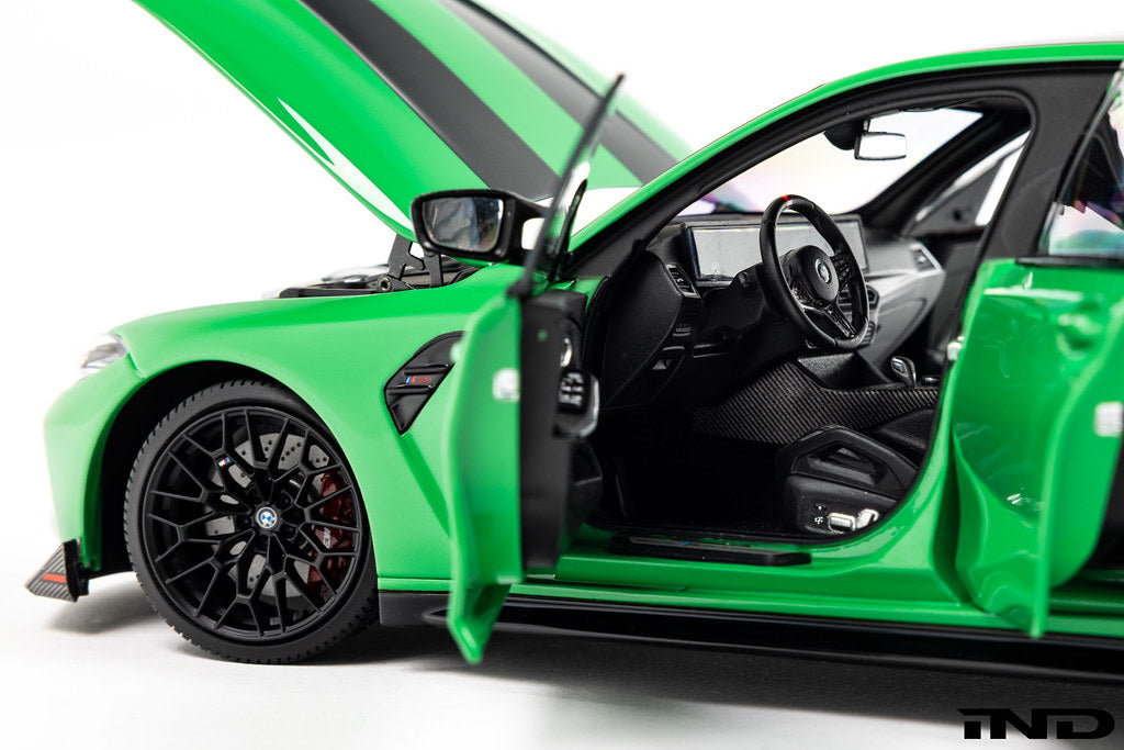 BMW G80 M3 CS Signal Green Die-cast Car - 1:18