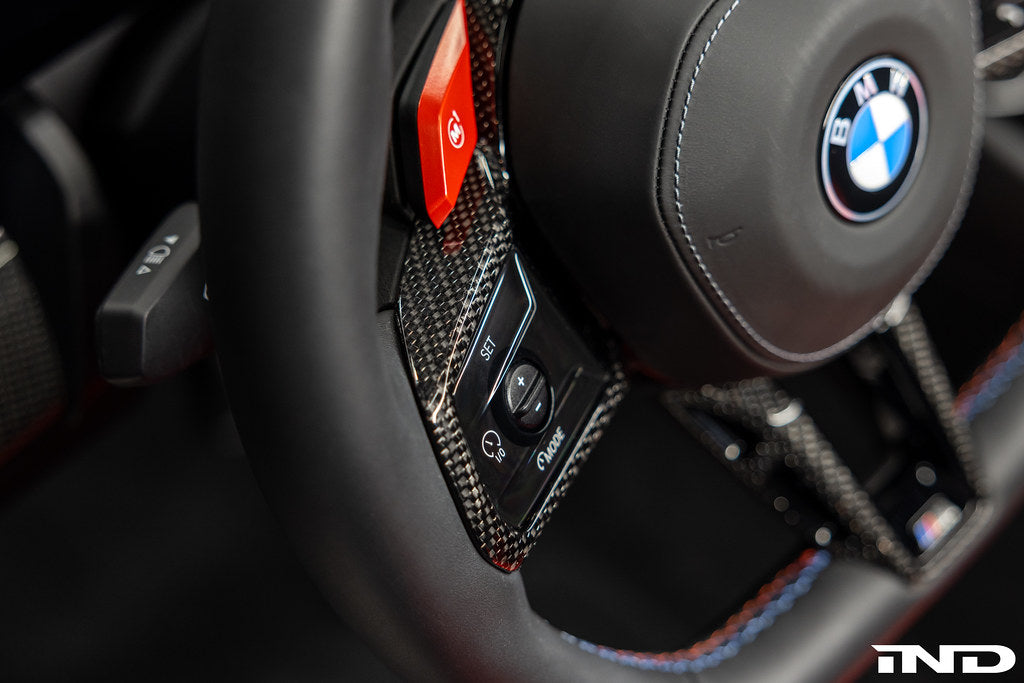 Indiv G9X M5 Carbon Steering Wheel Trim
