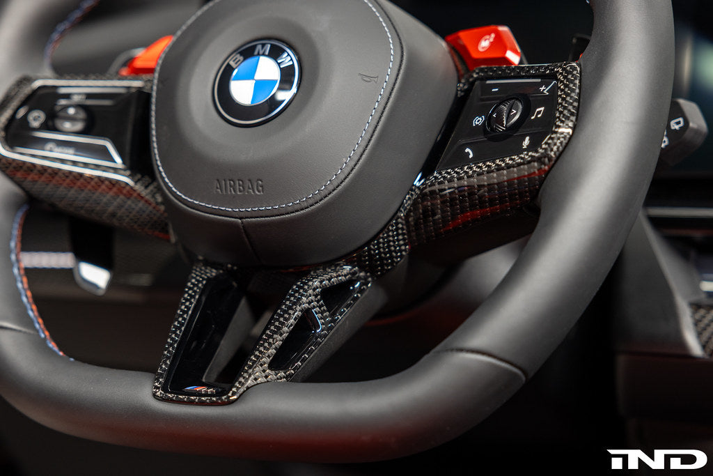 Indiv G9X M5 Carbon Steering Wheel Trim