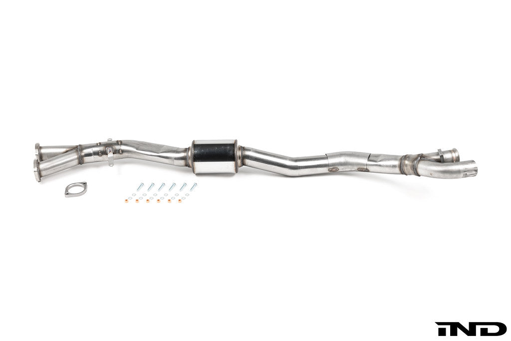 Supersprint E46 M3 Stainless Center X-Pipe - Resonated