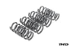 MMX Performance G90/G99 M5 xDrive suspension lowering spring set, black coil springs for improved ride height and handling.
