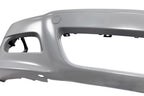 Karbonius E46 M3 carbon front bumper cover shown front view, exterior automotive part with detailed carbon fiber finish.